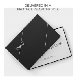 Livro De Visitas Casamento de Script de Caligrafia Branca Moderna E