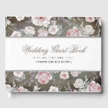 Casamento de Shabby, Vintage Floral Branca, Rosa M