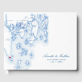 Livro De Visitas Casamento de Southport Boothbay Harbor Maine