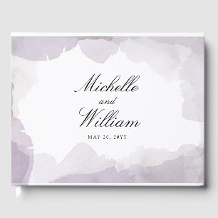 Livro De Visitas Casamento Debonair da lavanda