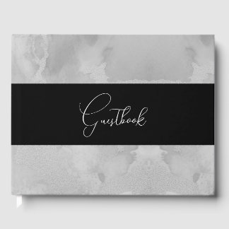 Livro De Visitas Casamento em Segundo Plano de Textura Marble de Co