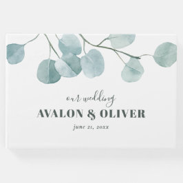 Livro De Visitas Casamento Eucalyptus Dólar