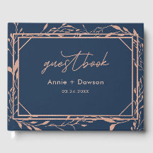 Casamento Floral Elegante em Azul Naval e Dourado