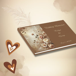 Livro De Visitas Casamento Floral Romântico Dreamy