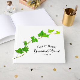 Livro De Visitas Casamento Foliar de Vinhas de Vieira Verde