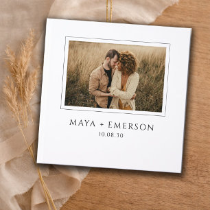 Livro De Visitas Casamento Fotográfico Boho Rústico