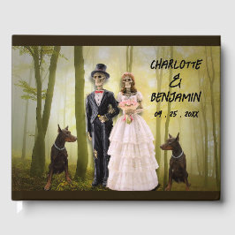 Livro De Visitas Casamento Gótico de Halloween Único