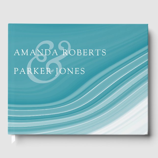 Livro De Visitas Casamento Luxury Marble (Frente)