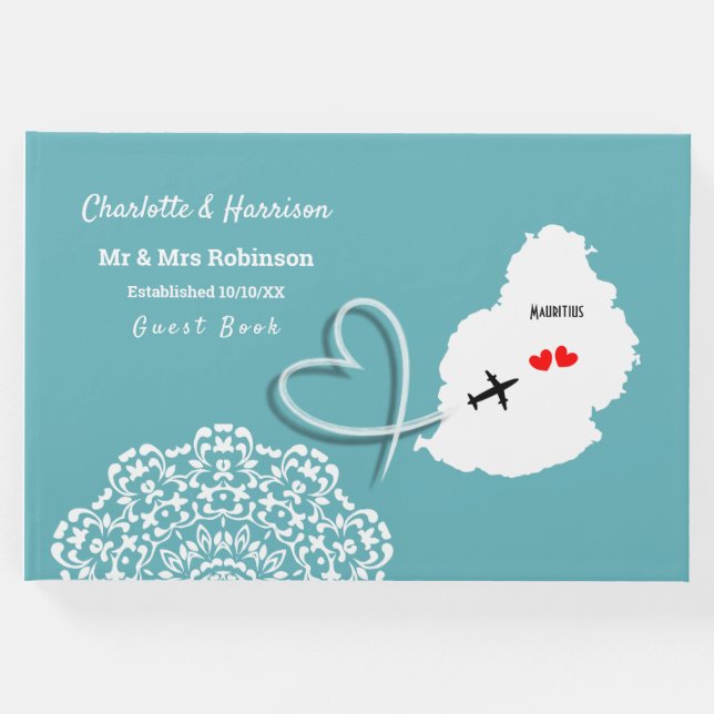 Livro De Visitas Casamento Maurício de Destino (Frente)