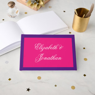 Livro De Visitas Casamento Minimalista Misto e Combinado com Nascer