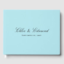 Casamento Minimalista Moderno Azul Pó