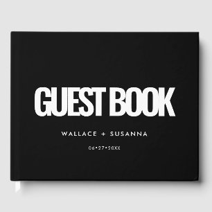 Livro De Visitas Casamento minimalista simples