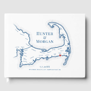 Livro De Visitas Casamento no Wychmere Beach Club Cape Cod