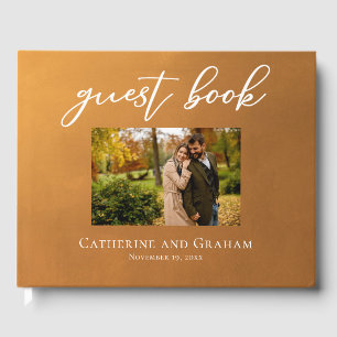 Livro De Visitas Casamento outono Russo de Fotografia de Noivado Do