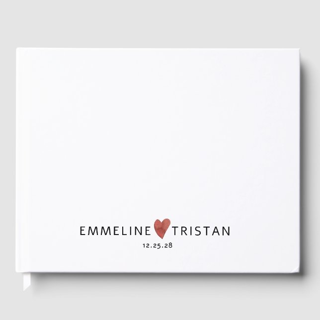 Livro De Visitas Casamento Personalizado (Frente)