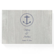 Casamento Personalizado De Madeira Atacada Náutica