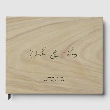 Casamento Personalizado Moderno Minimalista Madeir