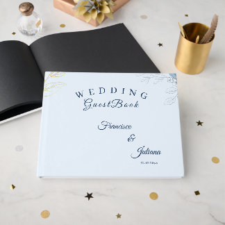 Livro De Visitas Casamento Romântico à Beira-Mar