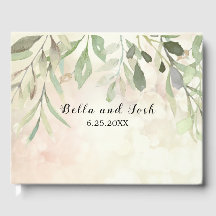 Casamento Romântico em Verde Botânico Suave