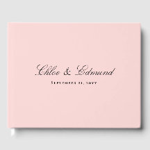 Casamento Rosa Bege Minimalista Moderno