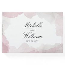 Casamento rosa com pincel de desbonair