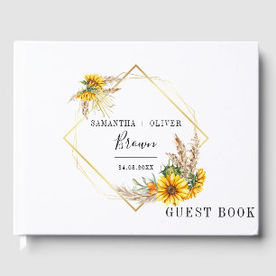 Livro De Visitas Casamento Russo de Girassol-Cria