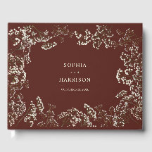 Casamento Vermelho de Bebê Rústico