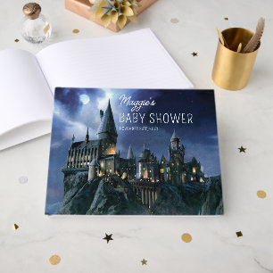 Livro De Visitas Castelo do Harry Potter Chuvada de Bebê em Hogwa