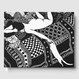 Livro De Visitas Cat Felix Vallotton Lady Bed Laziness La Paresse