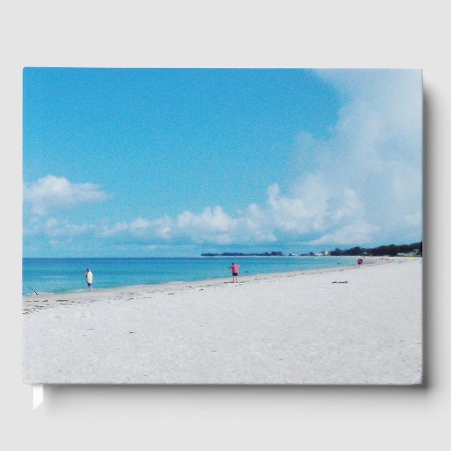 Livro De Visitas Catálogo de Convidados da Praia (Frente)