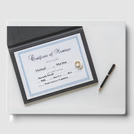 Livro De Visitas Catálogo de Convidados de Certificados de casament