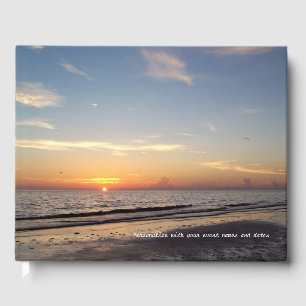 Livro De Visitas Catálogo de Convidados do Sunset Beach