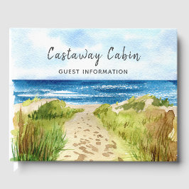 Livro De Visitas Catálogo de Convidados para Férias da Casa de Prai