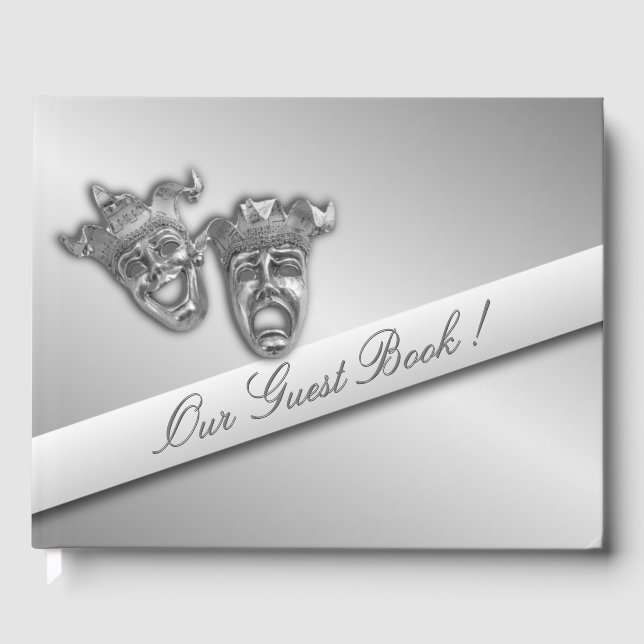 Livro De Visitas Catálogo de Máscaras do Teatro de Tela Prateada (Frente)