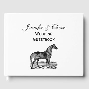 Livro De Visitas Cavalo Antigo em Pé