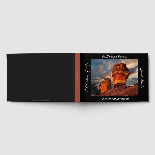 Livro De Visitas Celebração da Vida, Nome, Rocha Equilibrada (Completo)