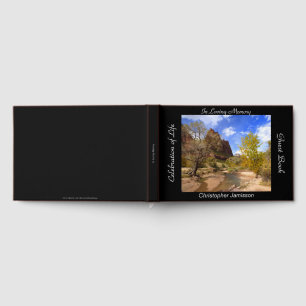 Livro De Visitas Celebração da Vida Zion National Park Pacífico