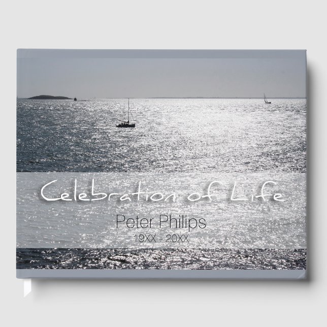 Livro De Visitas Celebração do Funeral W Guest Book (Frente)