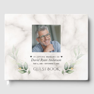Livro De Visitas Celebração do Memorial Funeral Fotográfico do Home
