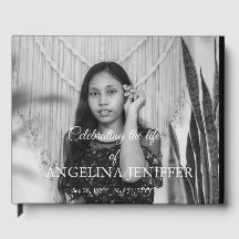 Celebração Elegante do Funeral Memorial da Foto da