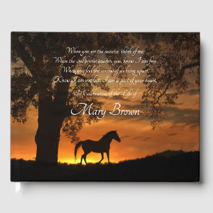 Livro De Visitas Celebração espiritual do Cavalo de Vida e da Árvor