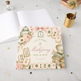 Livro De Visitas Chá de bebê Mahjong