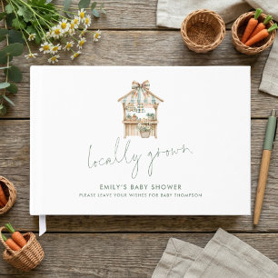 Livro De Visitas Chá de Bebê Mercado de Agricultores Localmente Cul