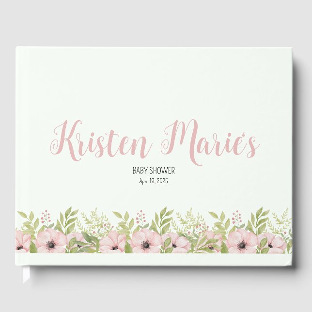 Livro De Visitas Chá de fraldas Bunny (Frente)