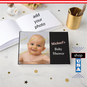 Livro De Visitas Chá de fraldas Fotografia Monograma 🍼 melhores de