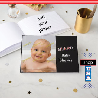 Livro De Visitas Chá de fraldas Fotografia Monograma 🍼 melhores de