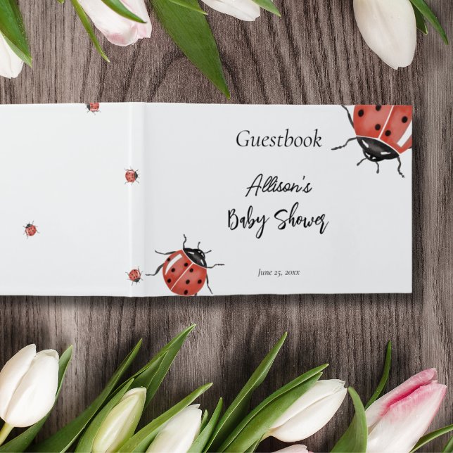 Livro De Visitas Chá de fraldas Ladybug (Criador carregado)