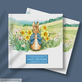 Livro De Visitas Chá de fraldas Peter Rabbit Guest Book