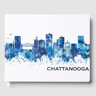 Livro De Visitas Chattanooga Tennessee Skyline Blue