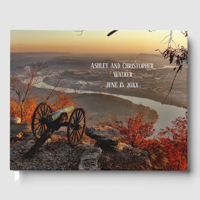 Livro De Visitas Chattanooga TN Lookout Mountain Weding Guestbook (Frente)